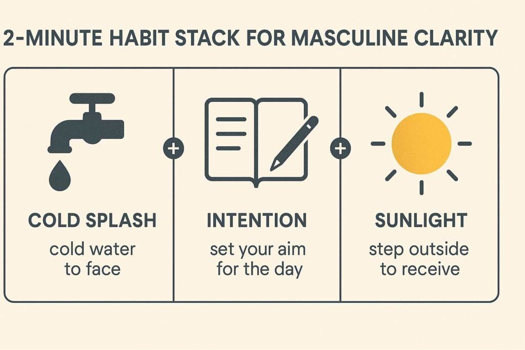 2-minute habit stack