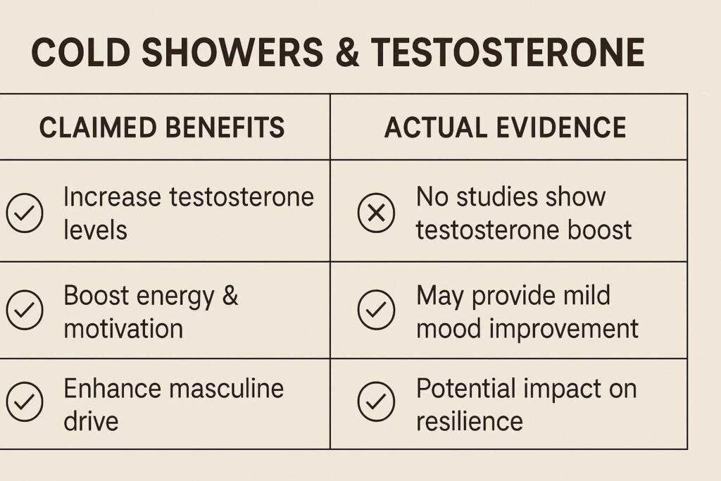 cold showers testosterone