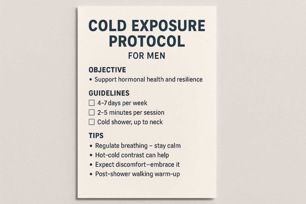cold showers testosterone