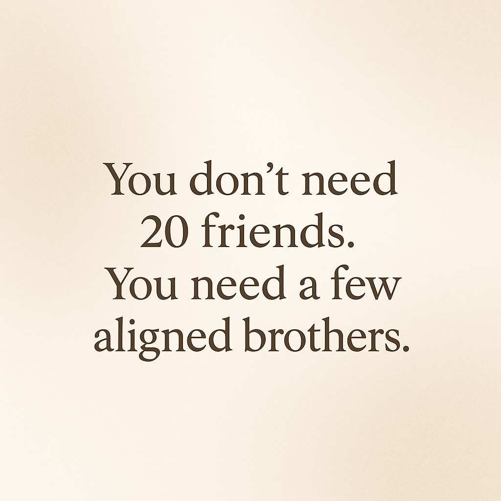 Men Feel Isolated