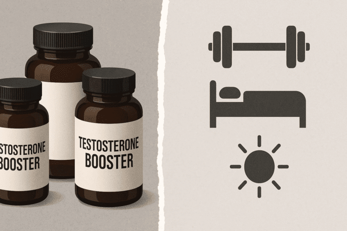 testosterone boosters versus natural testosterone habits