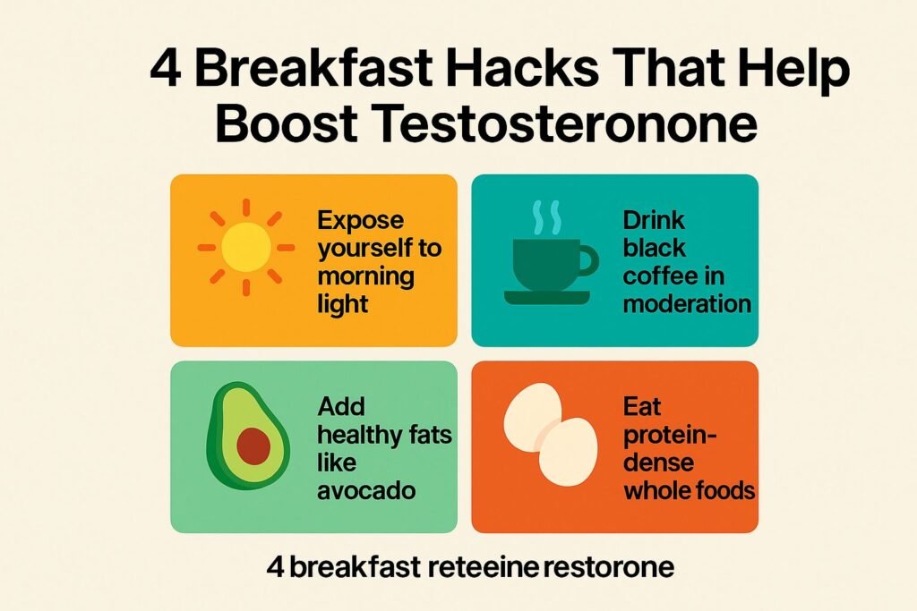 high-testosterone breakfast hacks for men’s morning hormones