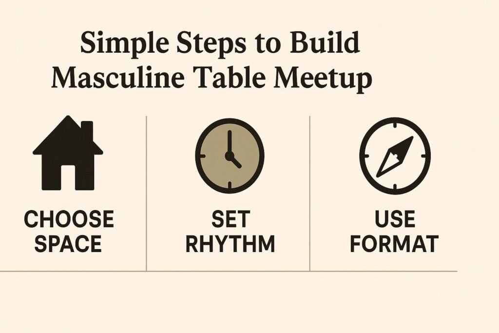 Masculine table meetup