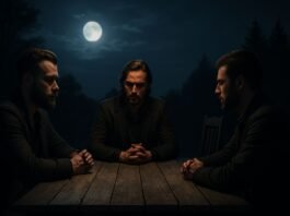 symbolic masculine table with selective brotherhood