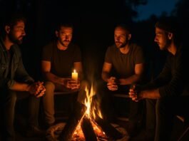 masculine table monthly meetup ritual